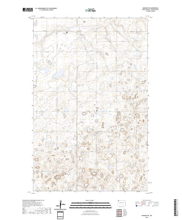 US Topo 7.5-minute map for Noonan SW ND
