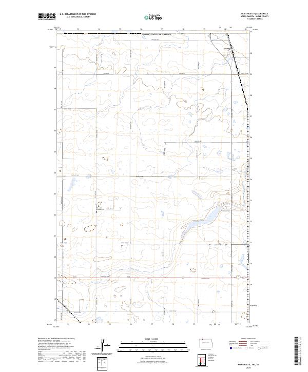 US Topo 7.5-minute map for Northgate NDSK