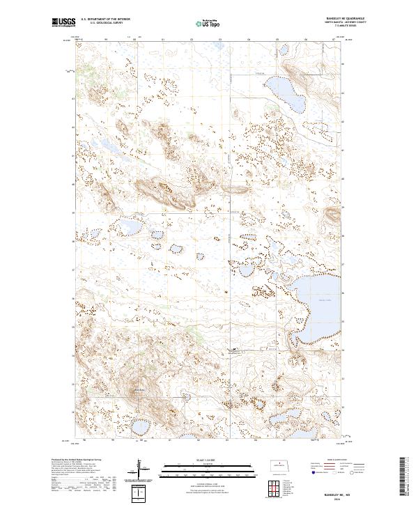 US Topo 7.5-minute map for Rangeley NE ND