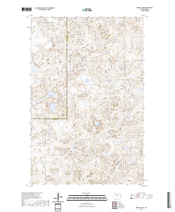 US Topo 7.5-minute map for Siebold Lake ND
