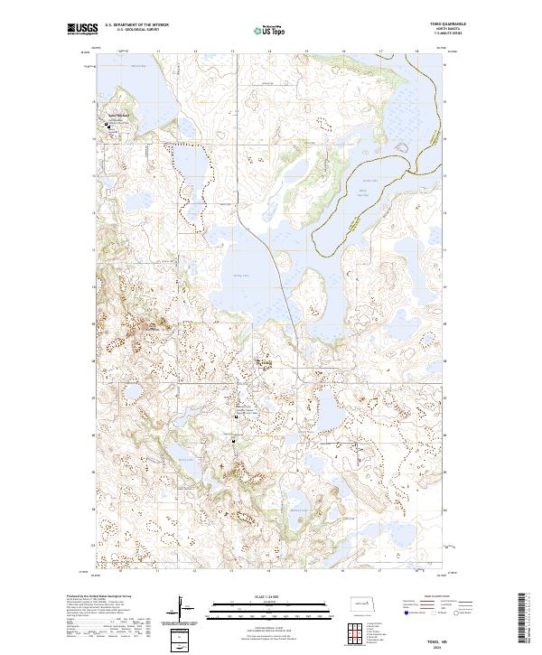 US Topo 7.5-minute map for Tokio ND