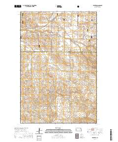 USGS US Topo 7.5-minute map for Trotters ND 2020