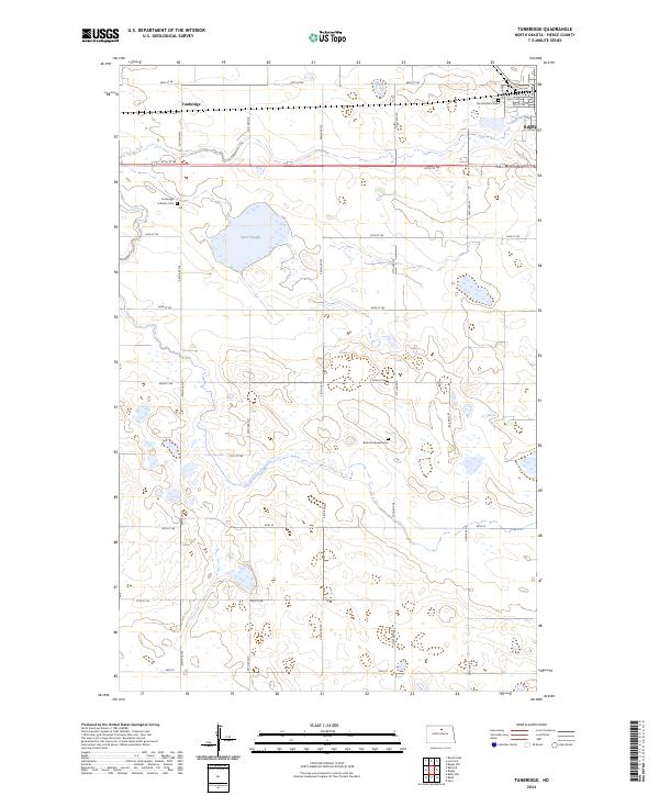 US Topo 7.5-minute map for Tunbridge ND