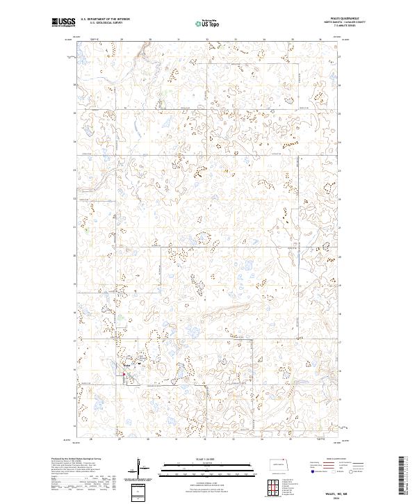US Topo 7.5-minute map for Wales NDMB