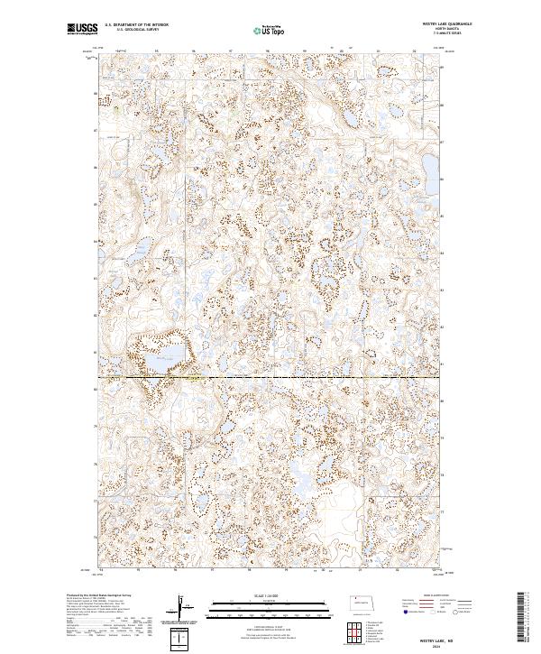 US Topo 7.5-minute map for Westby Lake ND
