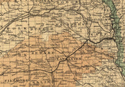 Map of the State of Nebraska Showing the Lands of Burlington and Missouri River RR Co's