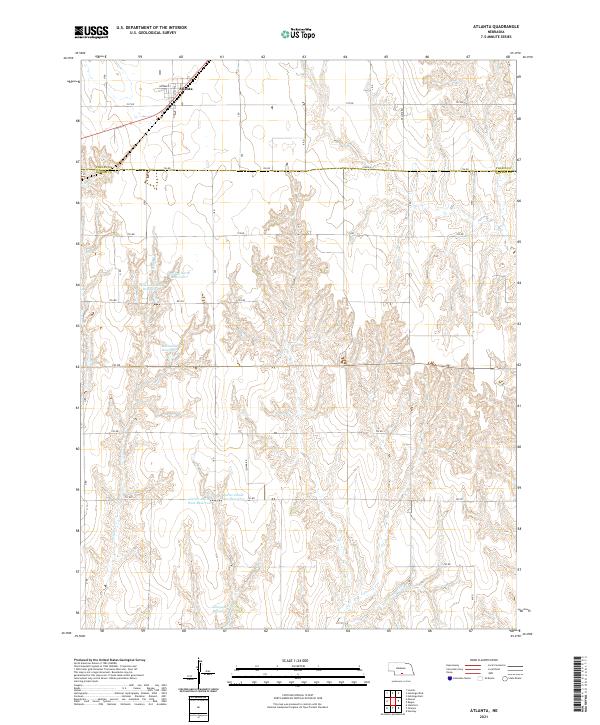 USGS US Topo 7.5-minute map for Atlanta NE 2021