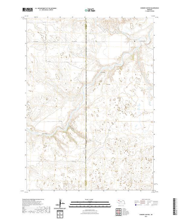USGS US Topo 7.5-minute map for Coburn Canyon NE 2021