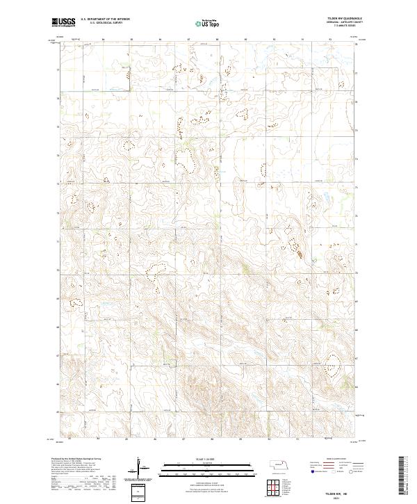 USGS US Topo 7.5-minute map for Tilden NW NE 2021
