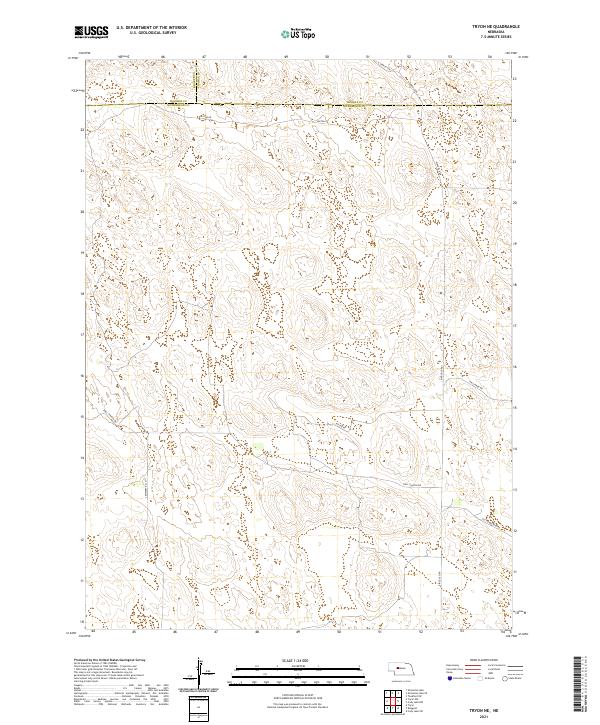 USGS US Topo 7.5-minute map for Tryon NE NE 2021 – American Map Store