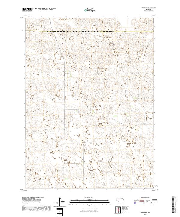 USGS US Topo 7.5-minute map for Tryon NW NE 2021