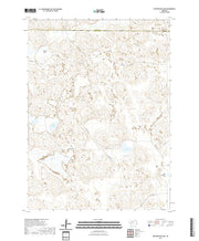 USGS US Topo 7.5-minute map for Whitewater Lake NE 2021