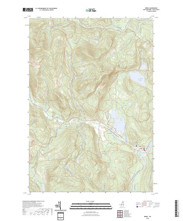 US Topo 7.5-minute map for Errol NH