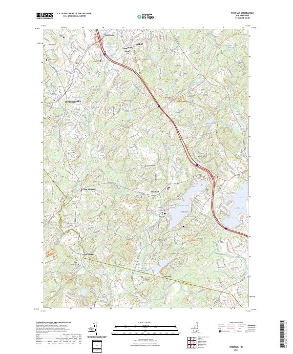 US Topo 7.5-minute map for Windham NH
