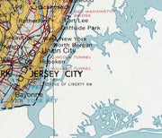 Map of The State of New Jersey by the USGS, 1974