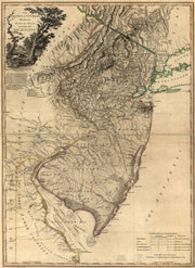 Map of the Province of New Jersey, 1778