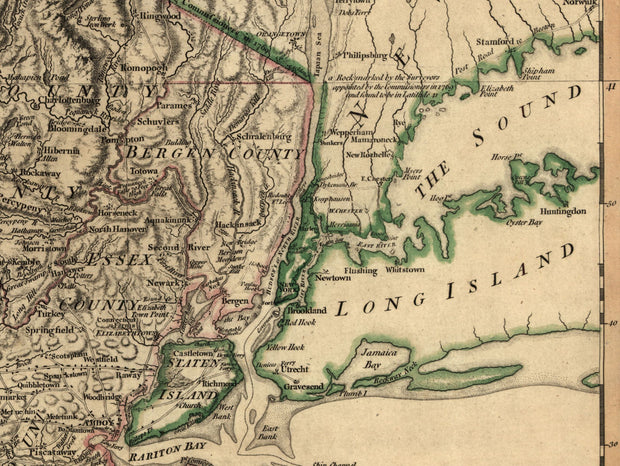 Map of the Province of New Jersey, 1778