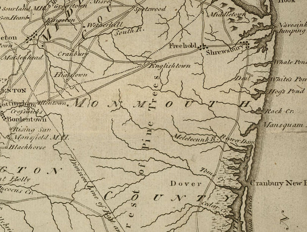 Map of the State of New Jersey, 1795