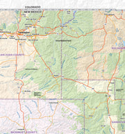 New Mexico with Shaded Relief