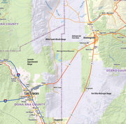 New Mexico with Shaded Relief