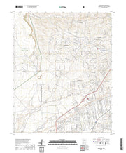 US Topo 7.5-minute map for Agua Fria NM