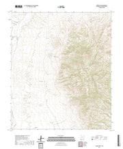 US Topo 7.5-minute map for Animas Peak NM