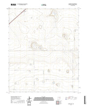US Topo 7.5-minute map for Badger Lake NM