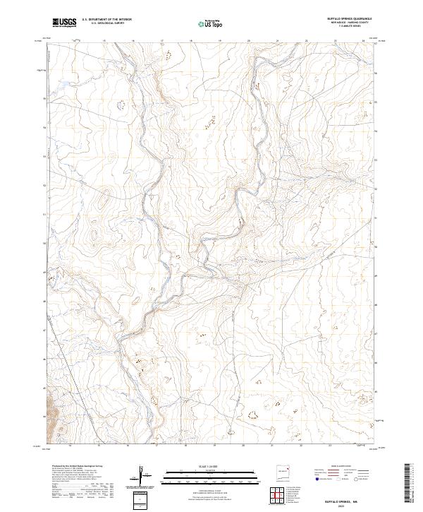 US Topo 7.5-minute map for Buffalo Springs NM