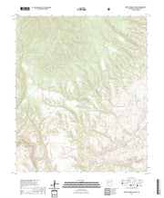 US Topo 7.5-minute map for Burnt Corral Canyon NM