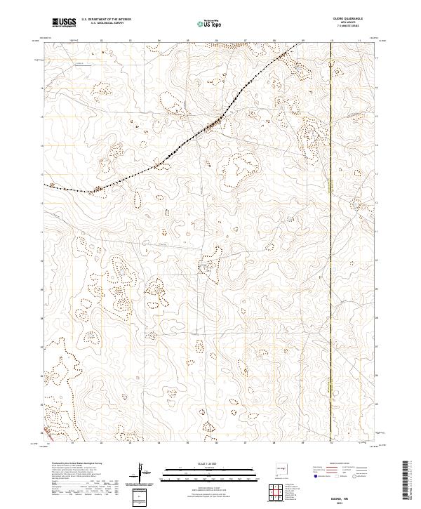 US Topo 7.5-minute map for Duoro NM