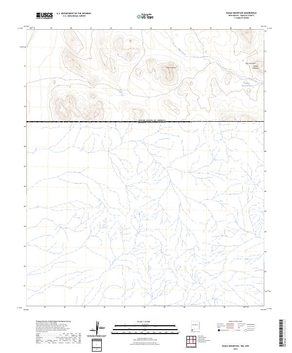 US Topo 7.5-minute map for Eagle Mountain NMCHH