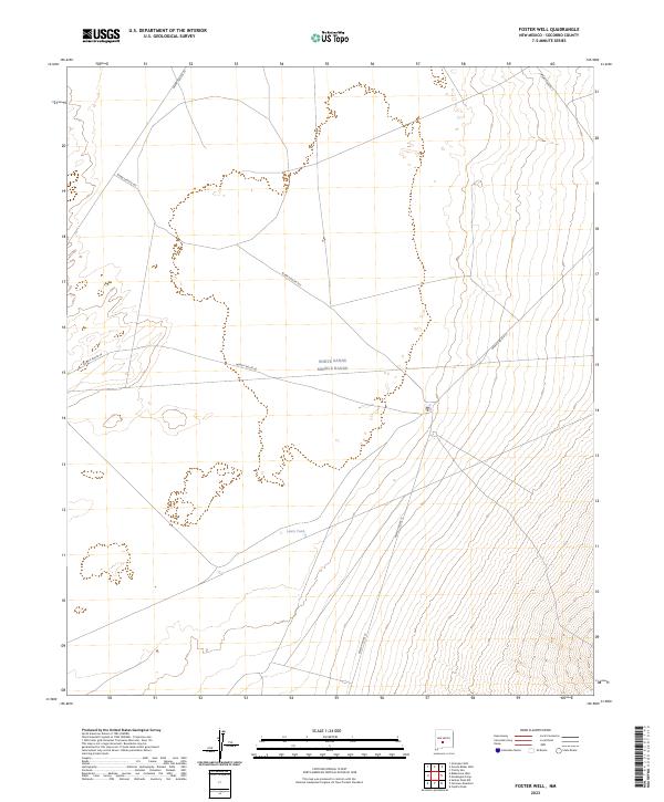 US Topo 7.5-minute map for Foster Well NM