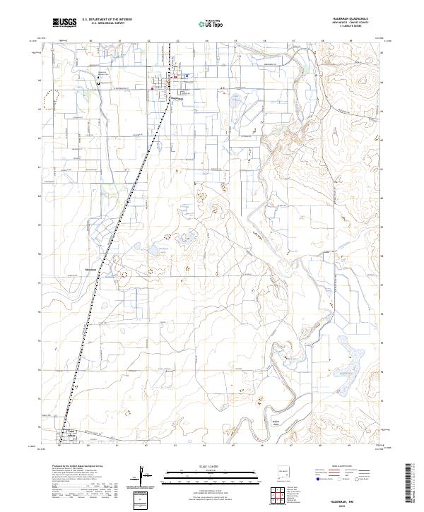 US Topo 7.5-minute map for Hagerman NM