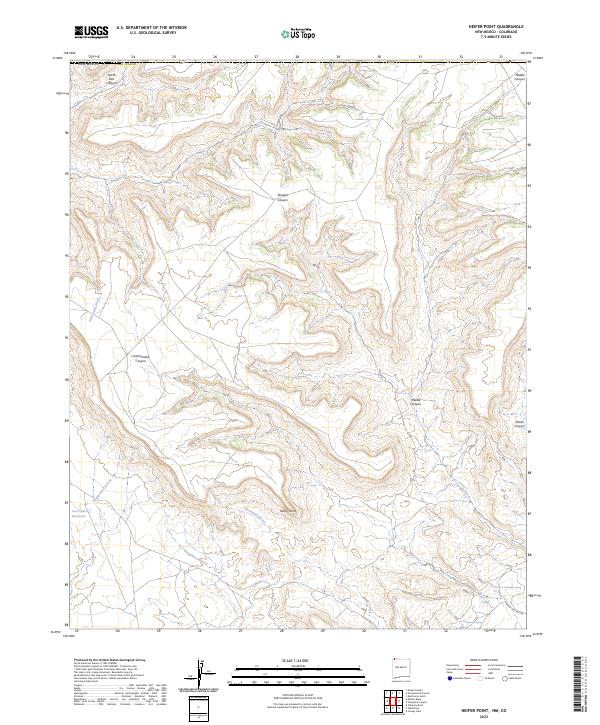 US Topo 7.5-minute map for Heifer Point NMCO