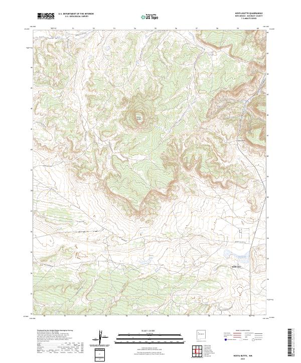 US Topo 7.5-minute map for Hosta Butte NM