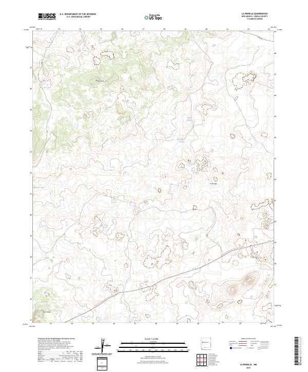 US Topo 7.5-minute map for La Rendija NM