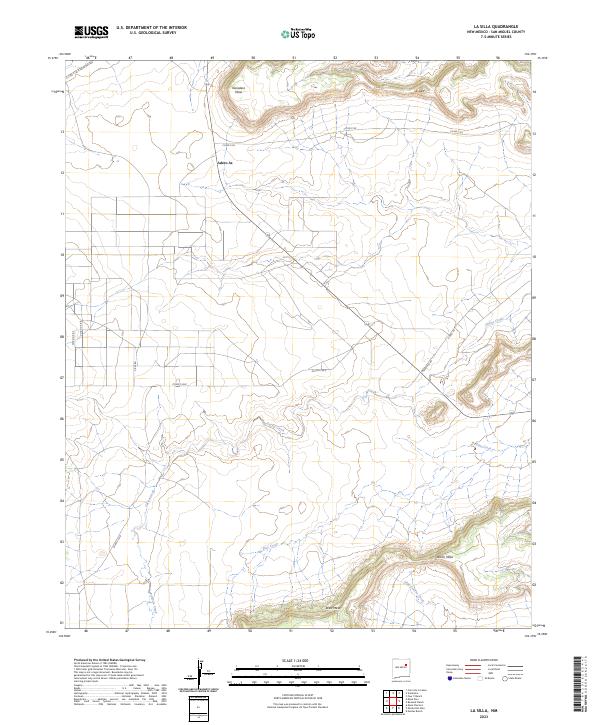 US Topo 7.5-minute map for La Silla NM