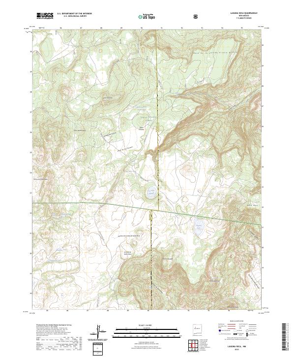 US Topo 7.5-minute map for Laguna Seca NM