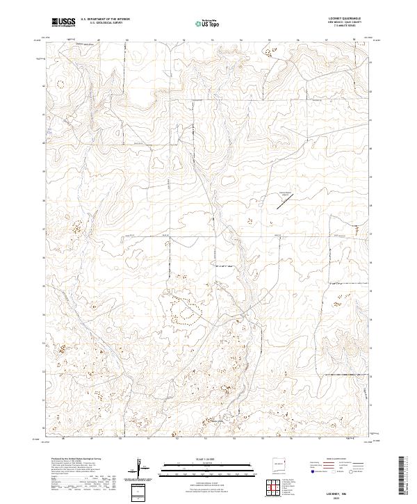US Topo 7.5-minute map for Lockney NM