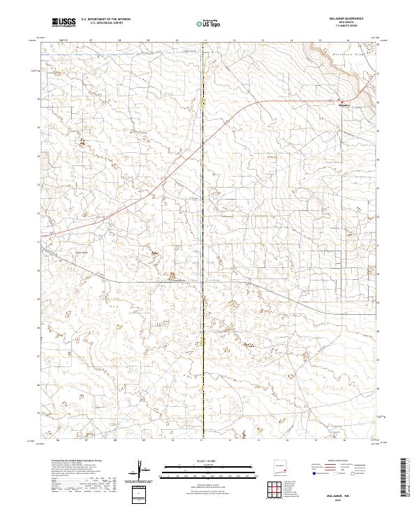 US Topo 7.5-minute map for Maljamar NM