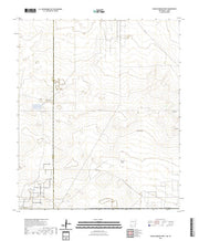 US Topo 7.5-minute map for Paduca Breaks West NMTX