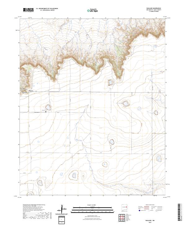 US Topo 7.5-minute map for Ragland NM