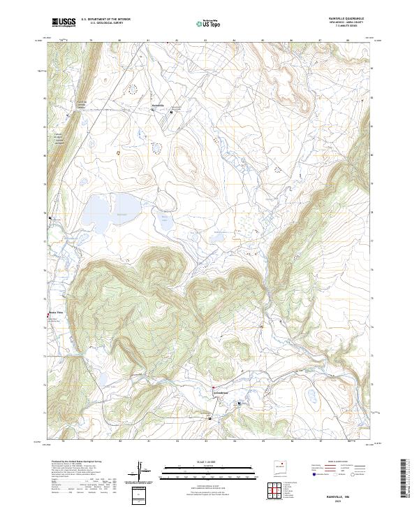 US Topo 7.5-minute map for Rainsville NM