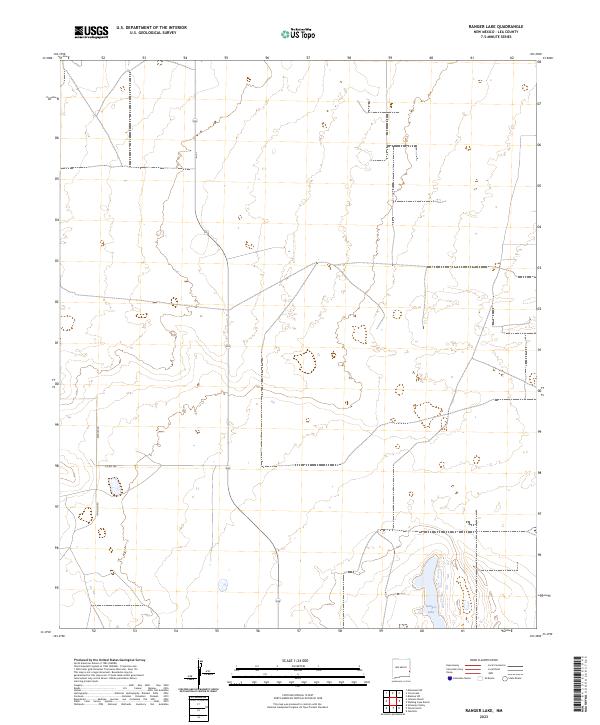 US Topo 7.5-minute map for Ranger Lake NM