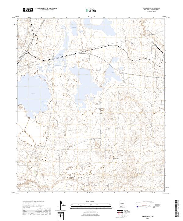 US Topo 7.5-minute map for Remuda Basin NM