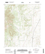 US Topo 7.5-minute map for Rough Mountain NM