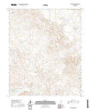 US Topo 7.5-minute map for Round Mountain NM