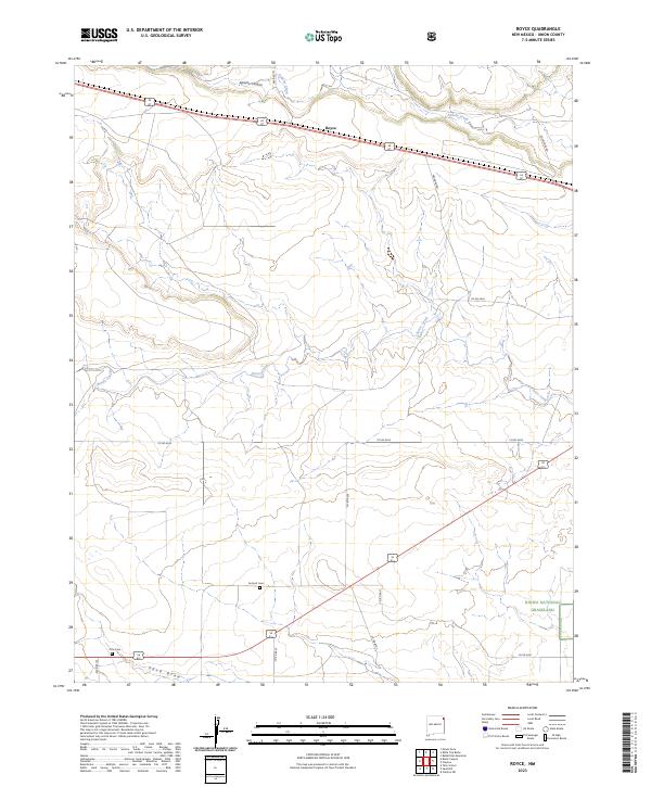 US Topo 7.5-minute map for Royce NM