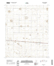 US Topo 7.5-minute map for Saint Vrain NM