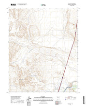 US Topo 7.5-minute map for San Acacia NM
